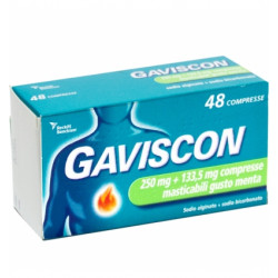 GAVISCON*48CPR MENT250+133,5MG