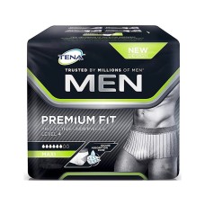 MUTANDINA ASSORBENTE MASCHILE TENA MEN PREMIUM FIT LIVELLO 4 TAGLIA LARGE 8 PEZZI