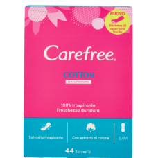 CAREFREE COTTON SALVASLIP 44 PEZZI