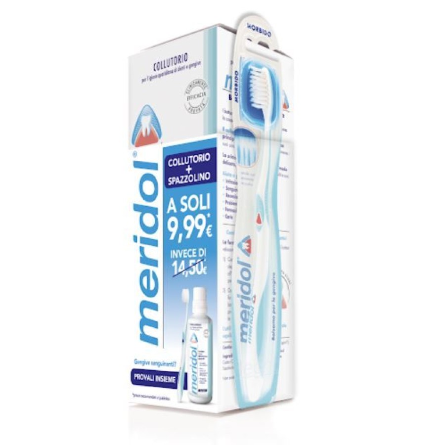 SPECIAL PACK MERIDOL COLLUTORIO 400 ML + SPAZZOLINO MORBIDO