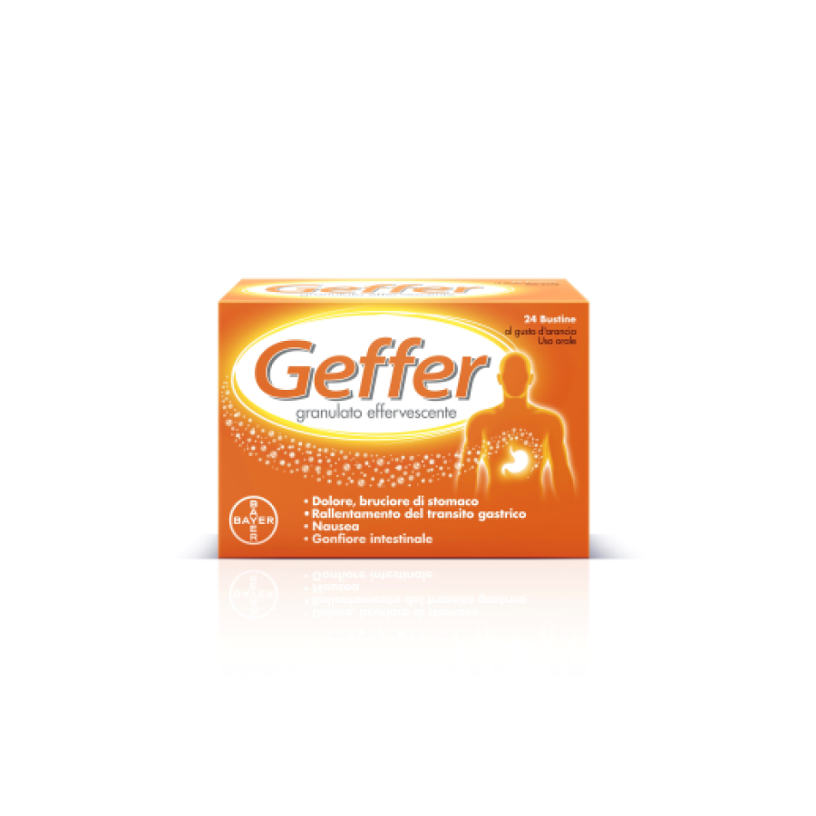 GEFFER GRANULATO EFFERVESCENTE 24 BUSTINE 5 G