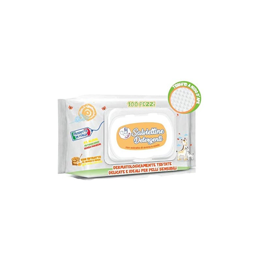 CURABABY SALVIETTINE DETERGENTI 100 PEZZI