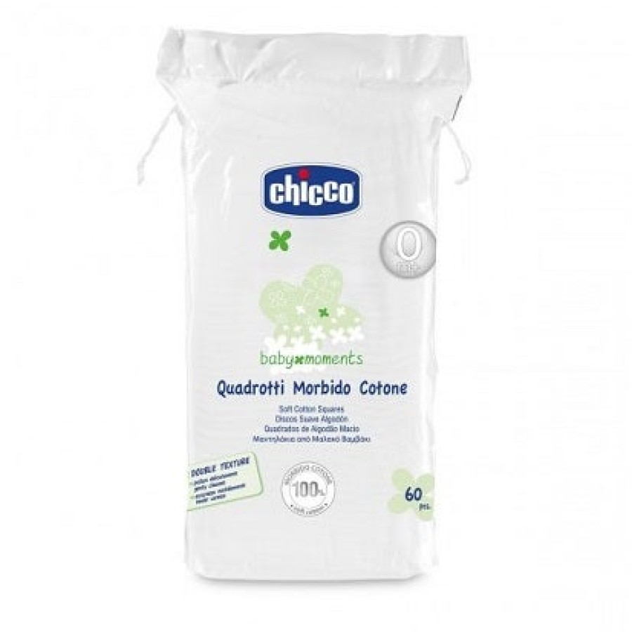 CHICCO BABY MOMENTS QUADROTTI 60 PEZZI
