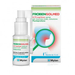 FrobenGolmed Spray Mucosa Orale per Mal di Gola 15 ml