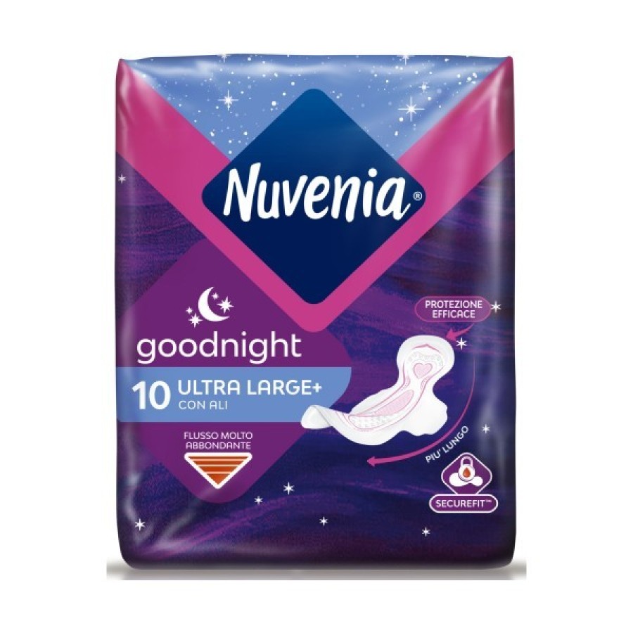 NUVENIA ULTRA NOTTE CON ALI 10 PEZZI