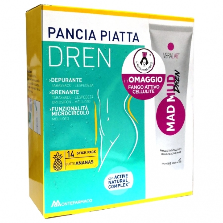 PANCIA PIATTA DREN ANANAS 14 BUSTINE STICK PACK
