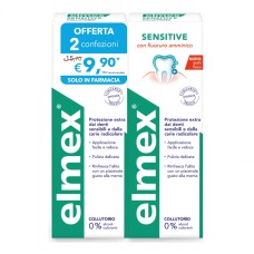 ELMEX SENSITIVE MOUTHWASH 2 PEZZI DA 400 ML