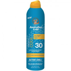 AUSTRALIAN GOLD BOTANICAL SPF 30 CONTINUOUS SPRAY ACTIVE CHILL 177 ML