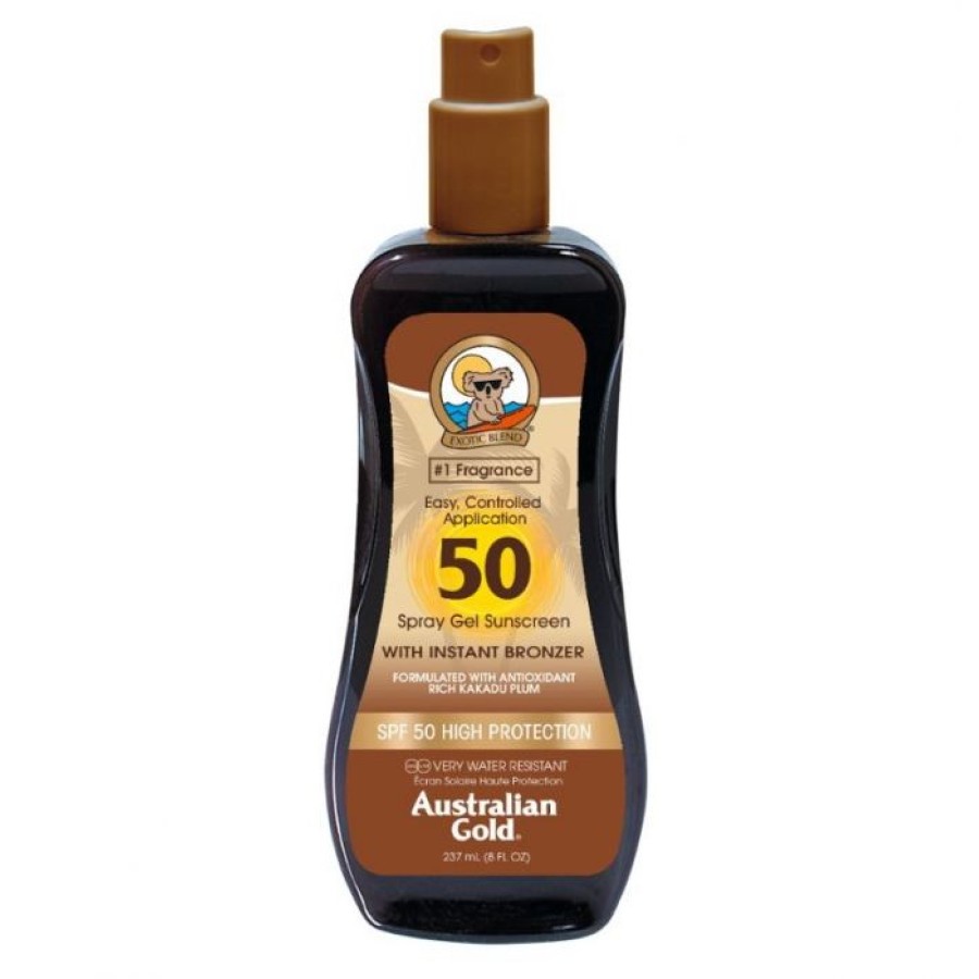 AUSTRALIAN GOLD SPF 50 SPRAY GEL BRONZER