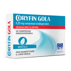 CORYFIN GOLA 20 COMPRESSE ORODISPERSIBILI 0,25 MG