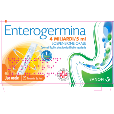 ENTEROGERMINA 20 FLACONCINI 4 MILIARDI / 5 ML 