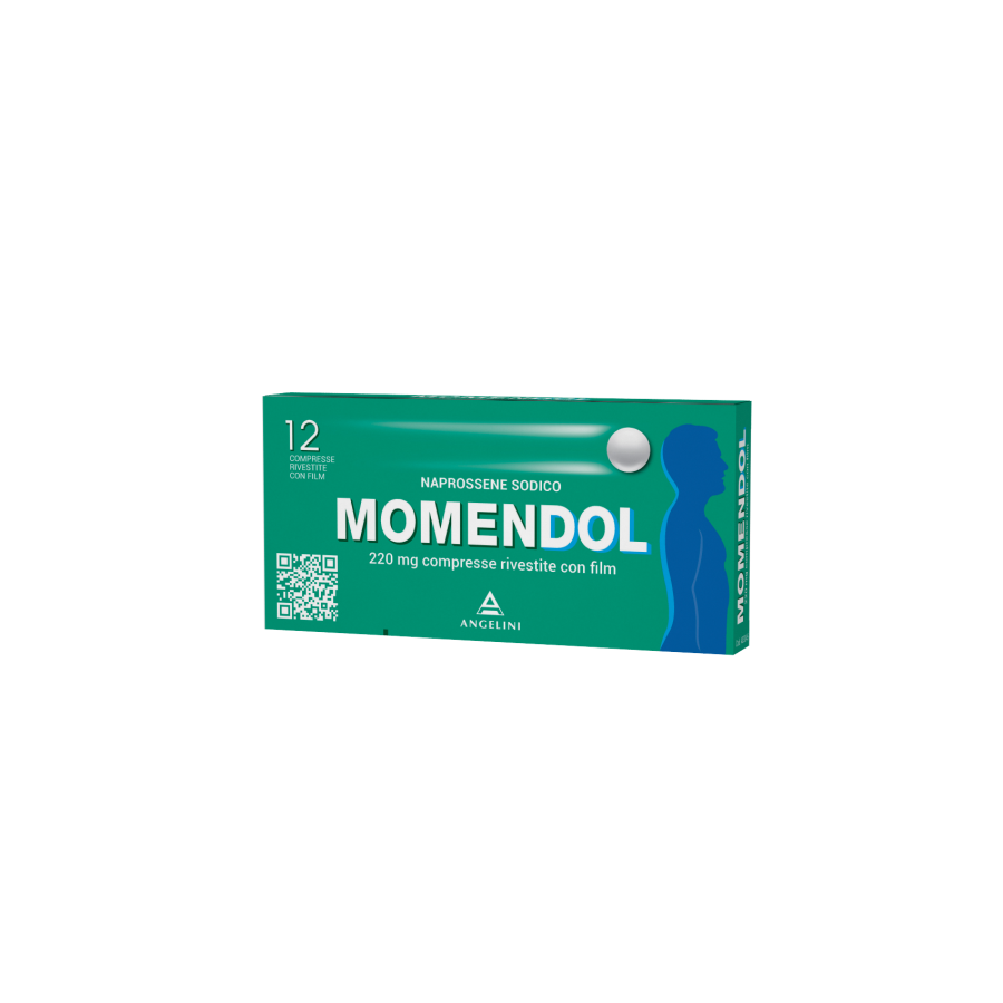 MOMENDOL 12 COMPRESSE RIVESTITE 220 MG