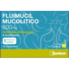 FLUIMUCIL MUCOLITICO 10 COMPRESSE EFFERVESCENTI 600 MG