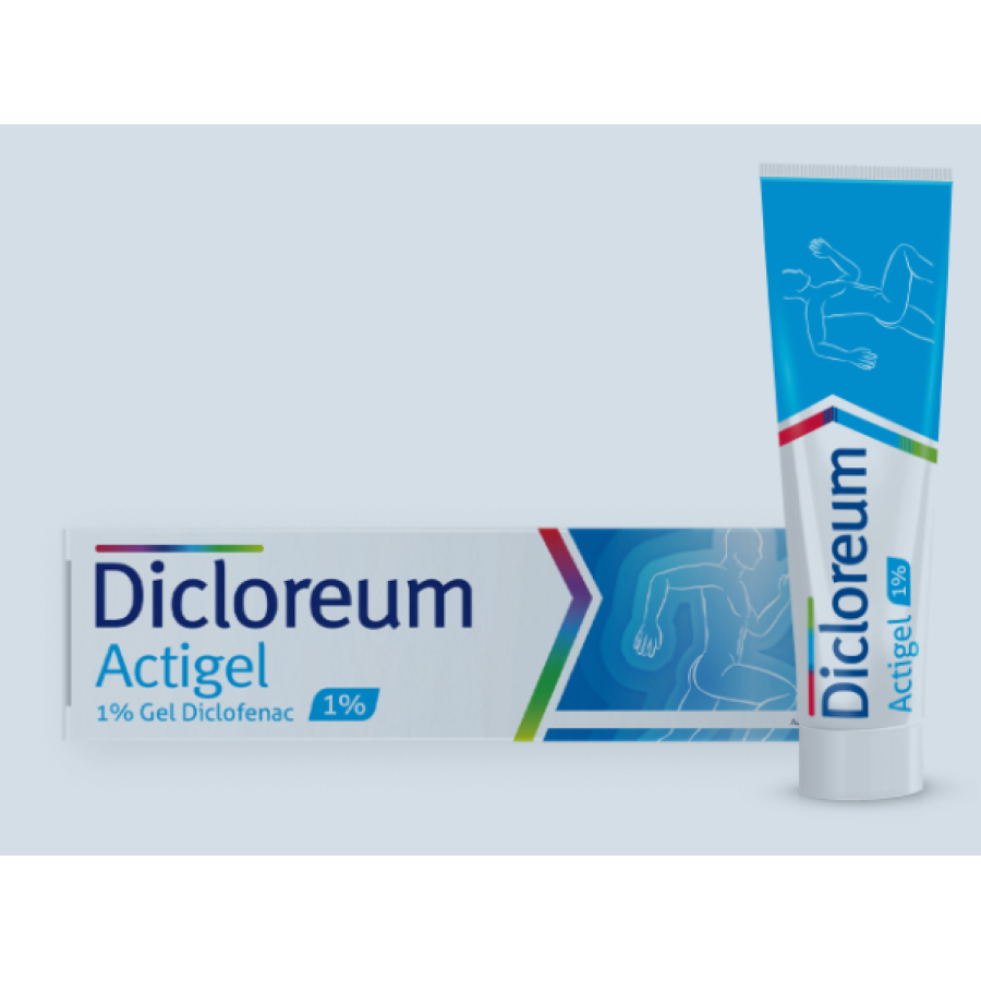 DICLOREUM ACTIGEL GEL 100 G 1 %