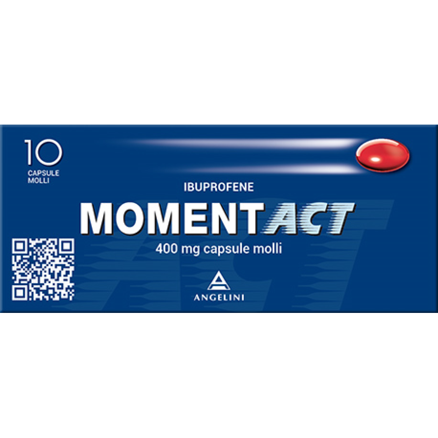 MOMENTACT 10 CAPSULE MOLLI 400 MG