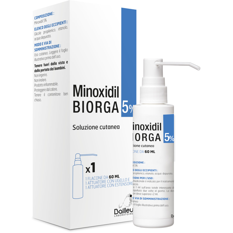 MINOXIDIL BIORGA*SOL CUT60ML5% MINOXIDIL BIORGA*SOL CUT60ML5%