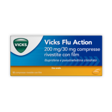 VICKS FLU ACTION 12 COMPRESSE 200 + 30 MG