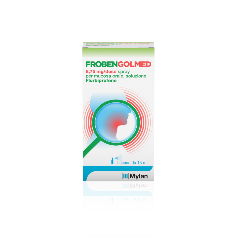 FrobenGolmed Spray Mucosa Orale per Mal di Gola 15 ml