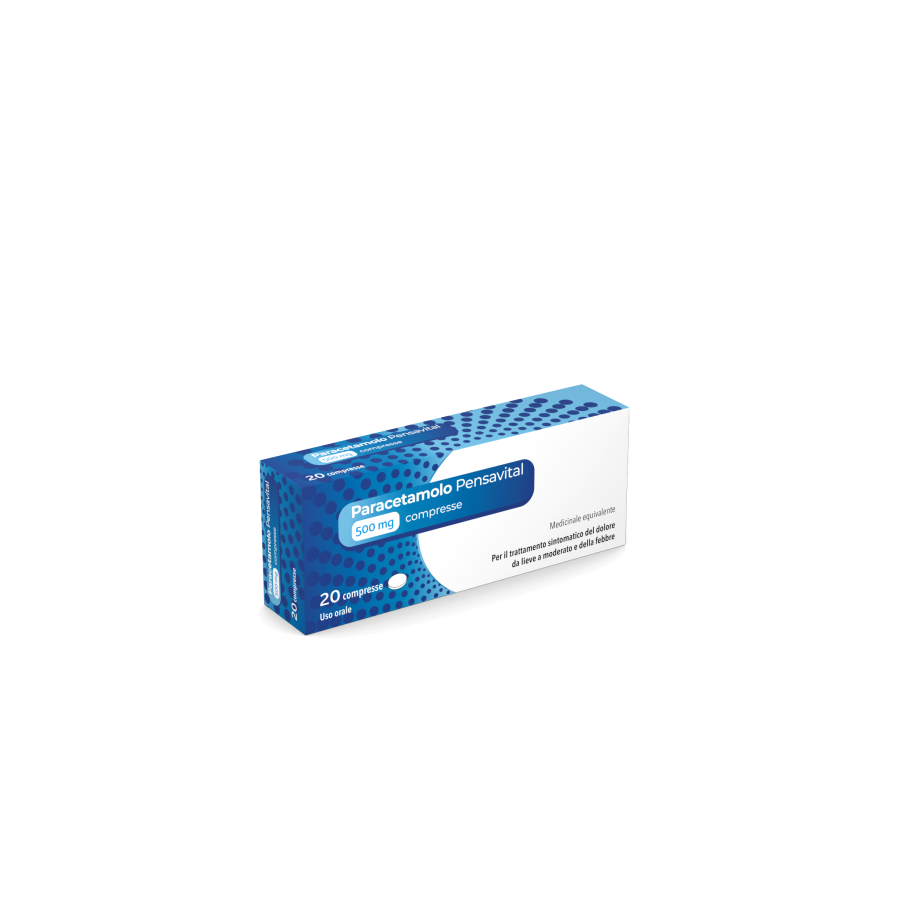 PARACETAMOLO PENSAV*20CPR500MG PARACETAMOLO PENSAV*20CPR500MG
