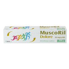 MUSCORIL DOLORE*GEL100G 20MG/G