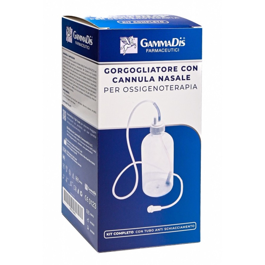 GORGOGLIATORE PER OSSIGENOTERAPIA CON OCCHIALE