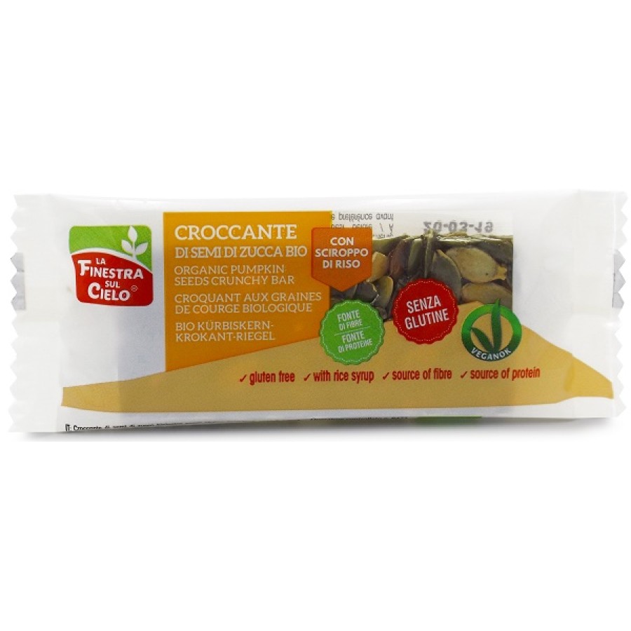 FSC BARRETTA CROCCANTE AI SEMI DI ZUCCA BIO 25 G FSC BARRETTA CROCCANTE AI SEMI DI ZUCCA BIO 25 G