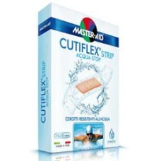 CEROTTO MASTER-AID CUTIFLEXMED STRIP TRASPARENTE IMPERMEABILE SUPPORTO IN POLIURETANO GRANDE 10 PEZZI CEROTTO MASTER-AID CUTIFLEXMED STRIP TRASPARENTE IMPERMEABILE SUPPORTO IN POLIURETANO GRANDE 10 PEZZI