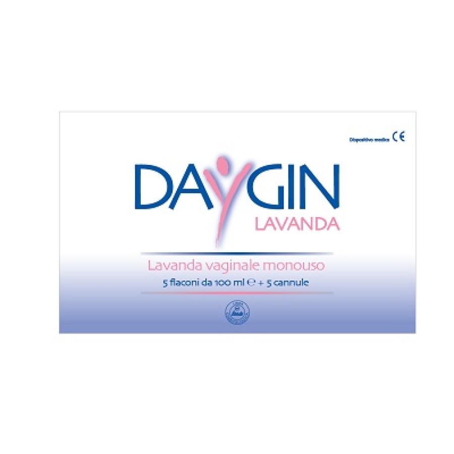 DAYGIN LAVANDA VAGINALE 5 FLACONI DA 100 ML + 5 CANNULE DAYGIN LAVANDA VAGINALE 5 FLACONI DA 100 ML + 5 CANNULE