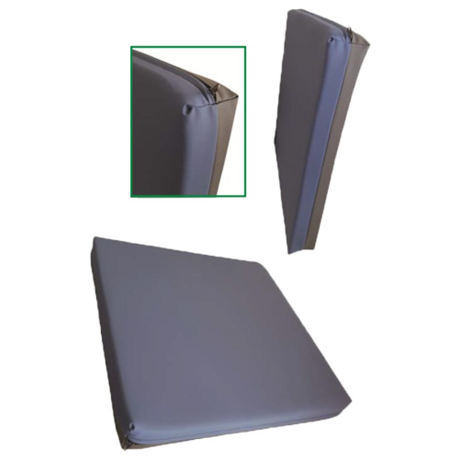 CUSCINO ANTIDECUBITO SAFE LIFE REALIZZATO IN MATERIALE AUTOMODELLANTE OTTENUTO GRAZIE ALLA DISTRIBUZIONE DEI CARICHI PER SCORRIMENTO MOLECOLARE