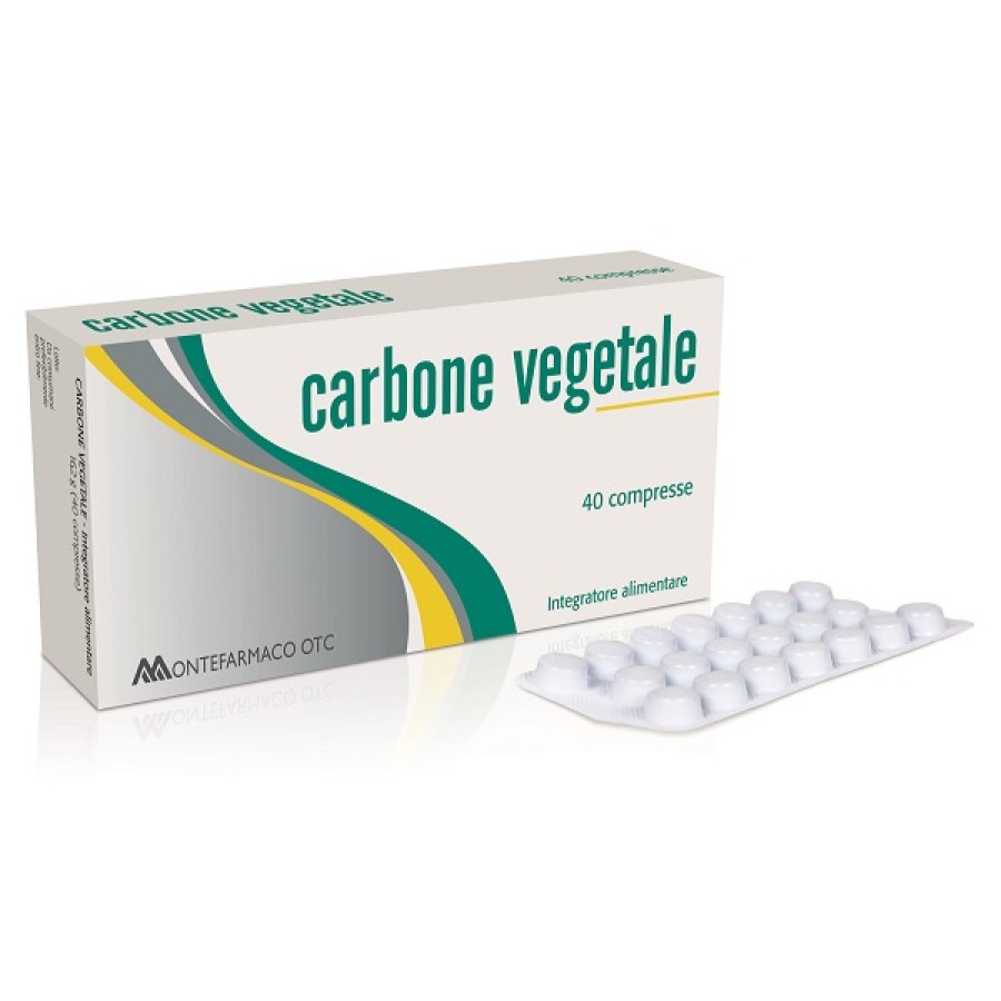 CARBONE VEGETALE 40 COMPRESSE CARBONE VEGETALE 40 COMPRESSE