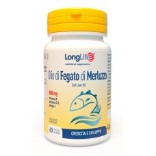 LONGLIFE OLIO FEGATO MERLUZZO 500 MG 60 PERLE