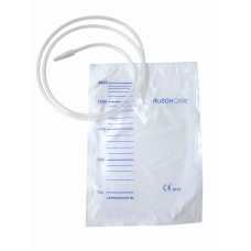 SACCA DI RACCOLTA URINA DA LETTO MONOUSO NON STERILE CAPACITA' 2000 ML CON TUBO DI RACCORDO LUNGHEZZA 90 CM DIAMETRO 5X7 MM VALVOLA DI NON RITORNO 1 GANCIO 30 PEZZI