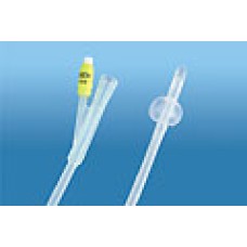 CATETERE FOLEY IN SILICONE TRASPARENTE A 2 VIE CON SCANALATURE LONGITUDINALI CON PALLONCINO 5-10ML DIAMETRO CH20 6,66MM LUNGHEZZA 40CM SAFETY COMFORT