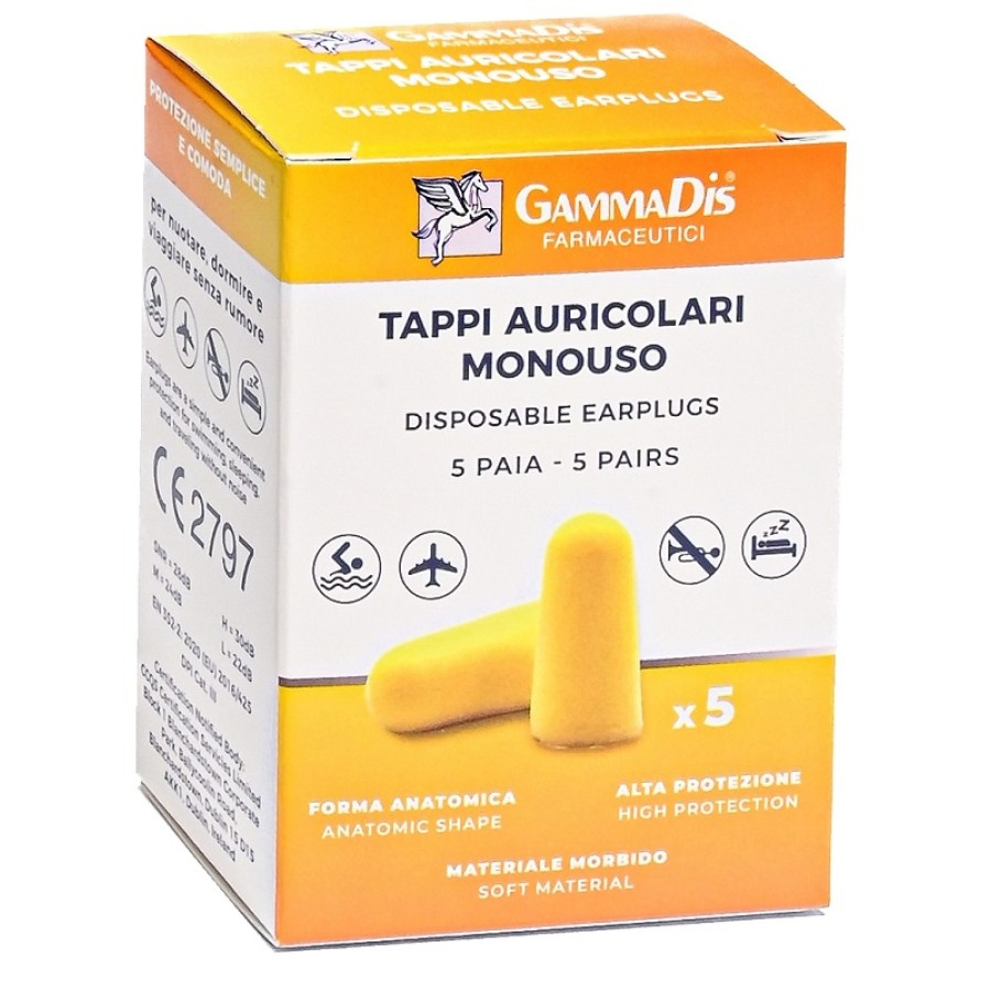TAPPO AURICOLARE EAR GOMMAPIUMA 10 PEZZI
