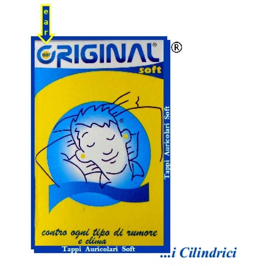 EAR ORIGINAL PLUGS SOFT NEW 12 PEZZI CLASSIC TAPPI AURICOLARI IN FORMA CLASSICA CILINDRICA EAR ORIGINAL PLUGS SOFT NEW 12 PEZZI CLASSIC TAPPI AURICOLARI IN FORMA CLASSICA CILINDRICA