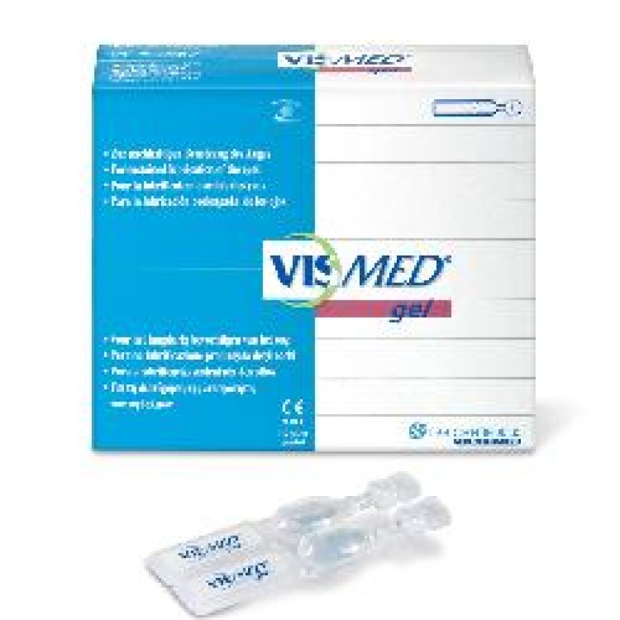VISMED GEL OFTALMICO 20 FIALE MONODOSE 0,45 ML VISMED GEL OFTALMICO 20 FIALE MONODOSE 0,45 ML