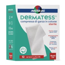 GARZA IDROFILA DERMATESS COT 18X40 12 PEZZI