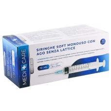 SIRINGA SOFT CAPACITA' 10ML AGO GAUGE 21 CONFEZIONE 10 PEZZI