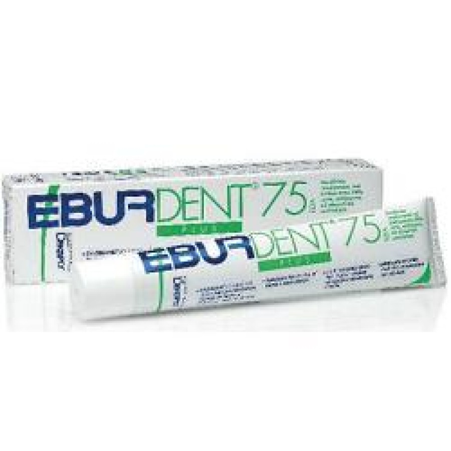 EBURDENT 75RDA PLUS DENTIFRICIO AD ABRASIVITA' CONTROLLATA PER DENTI E GENGIVE SANE 75 ML EBURDENT 75RDA PLUS DENTIFRICIO AD ABRASIVITA' CONTROLLATA PER DENTI E GENGIVE SANE 75 ML