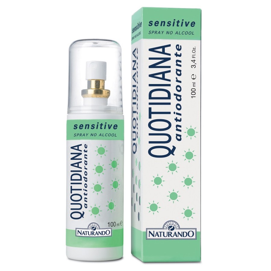 QUOTIDIANA ANTIODORANTE SPRAY SENSITIVE 100 ML QUOTIDIANA ANTIODORANTE SPRAY SENSITIVE 100 ML
