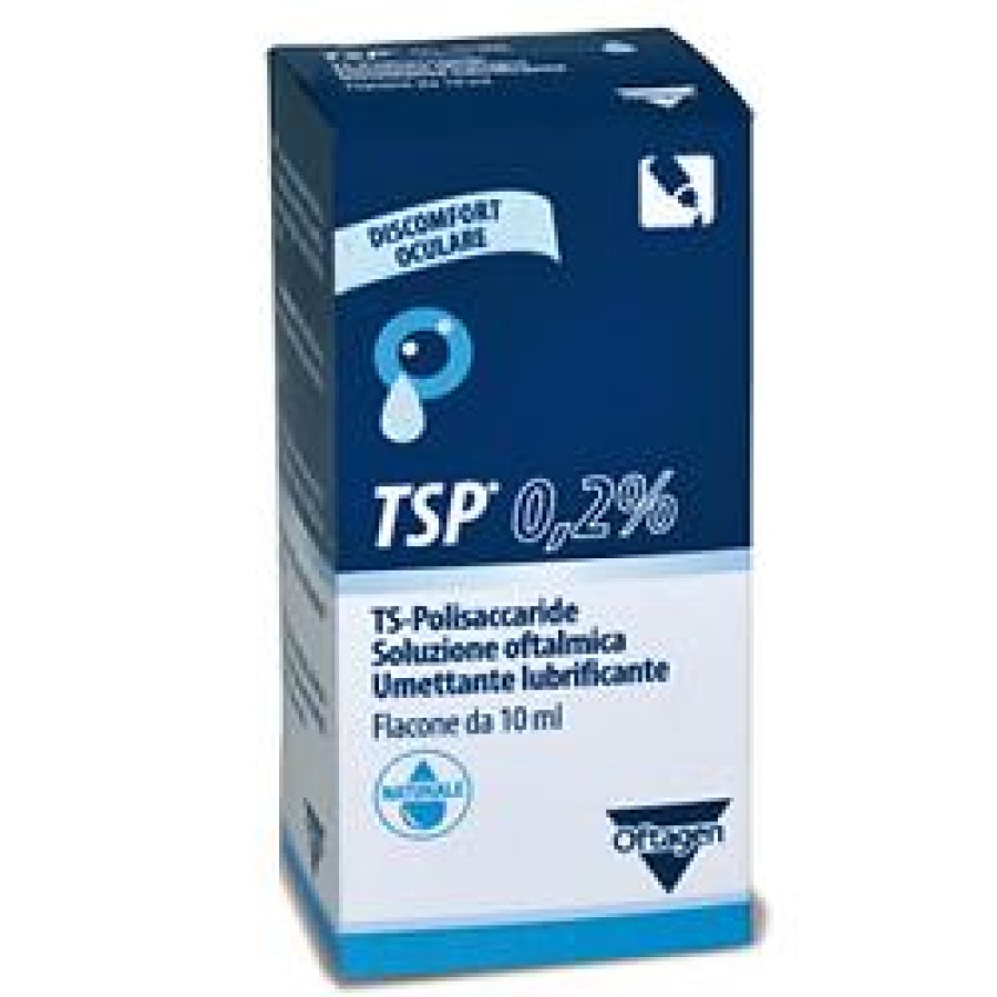 SOLUZIONE OFTALMICA TSP 0,2% TS POLISACCARIDE FLACONE 10 ML SOLUZIONE OFTALMICA TSP 0,2% TS POLISACCARIDE FLACONE 10 ML