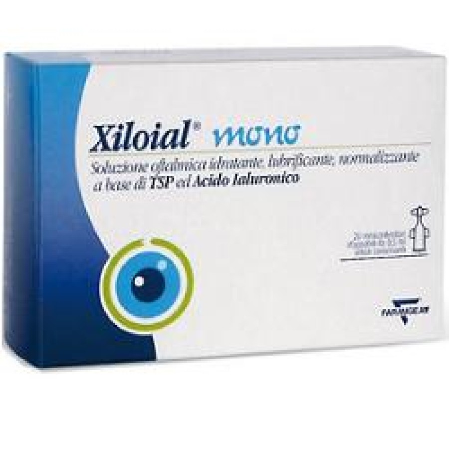 SOLUZIONE OFTALMICA IDRATANTE LUBRIFICANTE XILOIAL 20 MONODOSE DA 0,5ML SOLUZIONE OFTALMICA IDRATANTE LUBRIFICANTE XILOIAL 20 MONODOSE DA 0,5ML