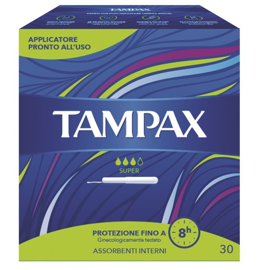 TAMPAX BLUE BOX SUPER 30 PEZZI TAMPAX BLUE BOX SUPER 30 PEZZI