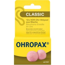 TAPPO AURICOLARE OHROPAX CERA 12 PEZZI