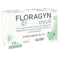 OVULI VAGINALI A BASE DI LATTOBACILLI LISATI FLORAGYN OVULI 12G 6 PEZZI