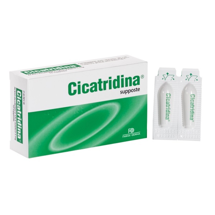 CICATRIDINA SUPPOSTE 10 PEZZI