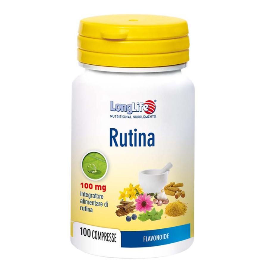 LONGLIFE RUTINA 100 MG 100 COMPRESSE LONGLIFE RUTINA 100 MG 100 COMPRESSE