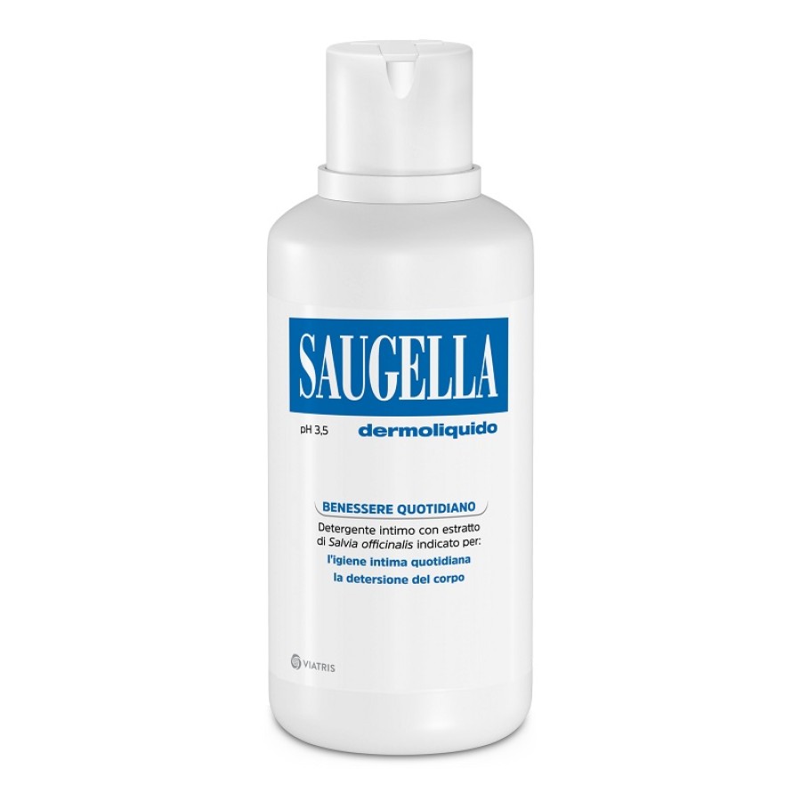 SAUGELLA DERMOLIQUIDO PH 3,5 DETERGENTE INTIMO BENESSERE QUOTIDIANO 500 ML SAUGELLA DERMOLIQUIDO PH 3,5 DETERGENTE INTIMO BENESSERE QUOTIDIANO 500 ML