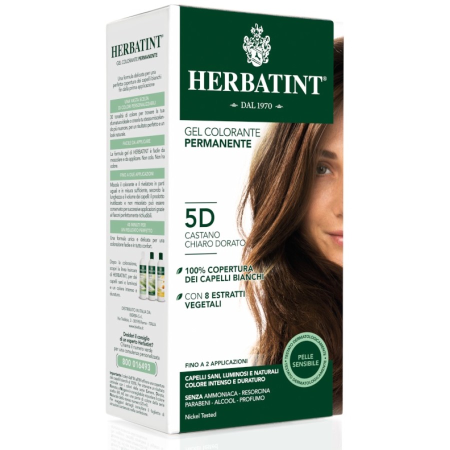 HERBATINT 5D CASTANO CHIARO DORATO 150 ML HERBATINT 5D CASTANO CHIARO DORATO 150 ML