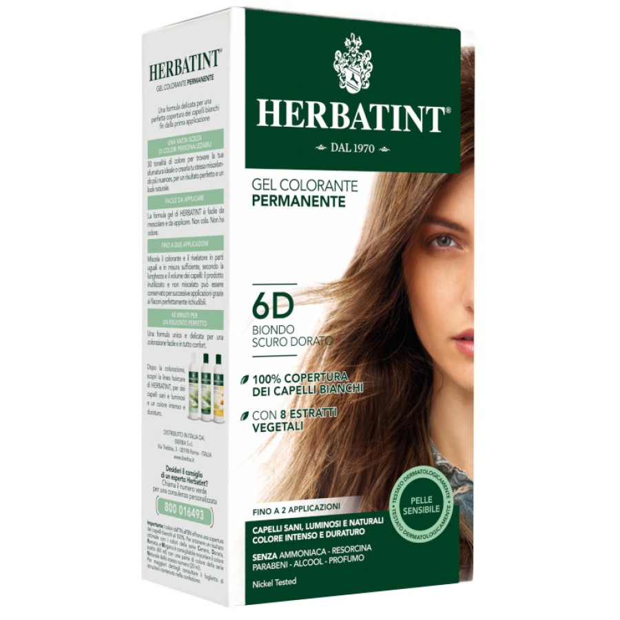HERBATINT 6D BIONDO SCURO DORATO 150 ML HERBATINT 6D BIONDO SCURO DORATO 150 ML